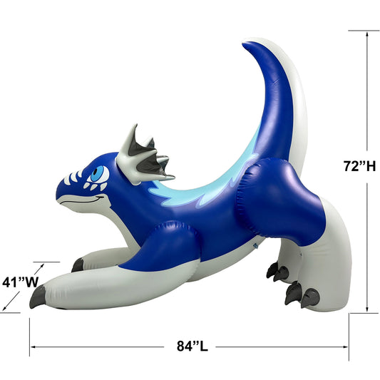 7‘ Long Blue Dragon