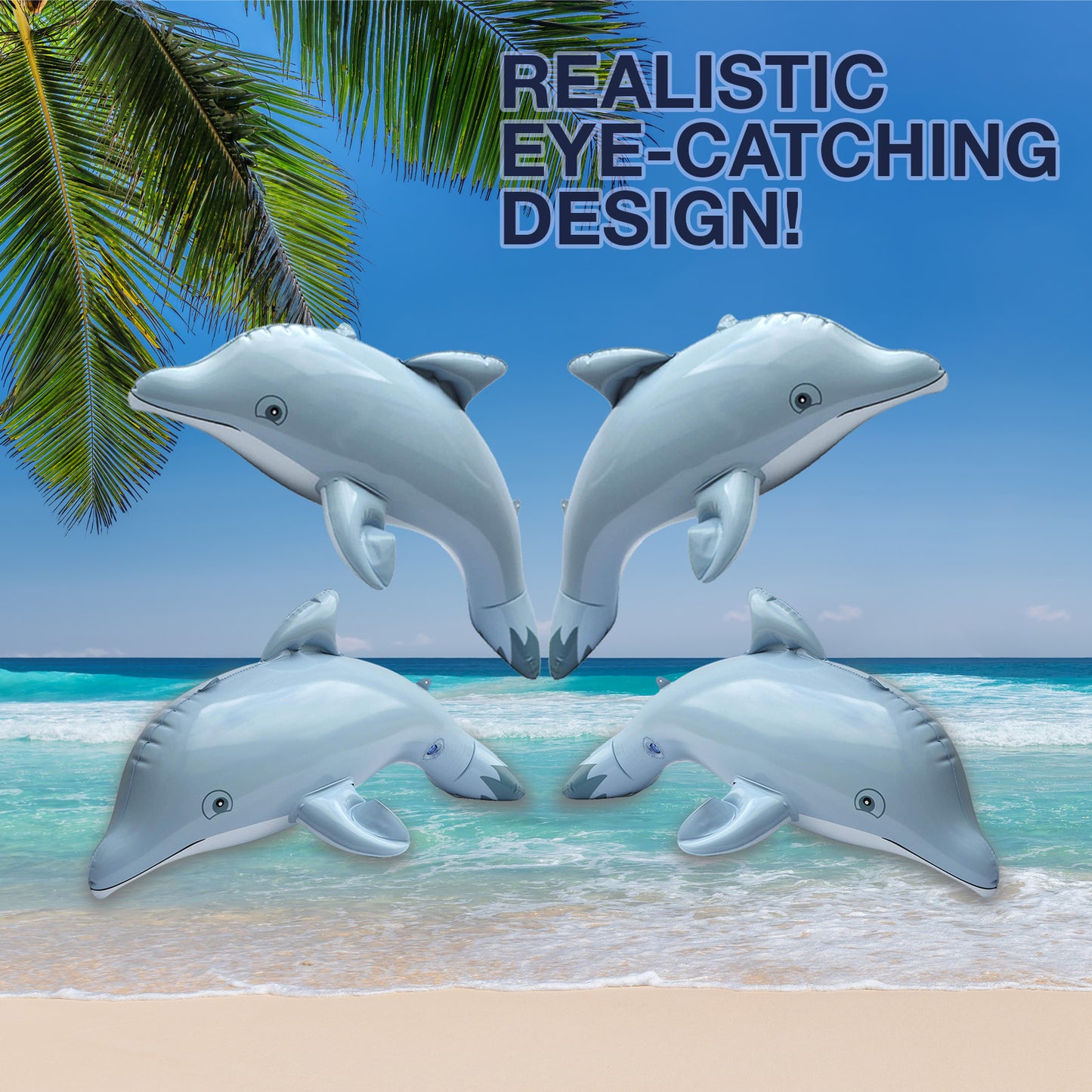 AN-DOL4 20in Dolphin - Realistic Design