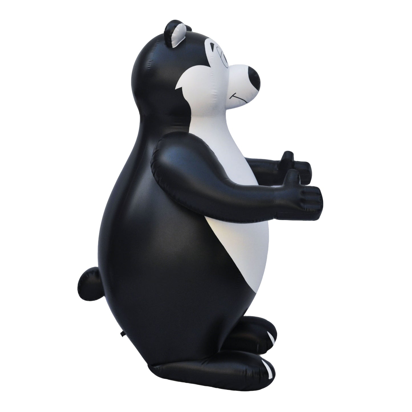 6'H Black & White Bear