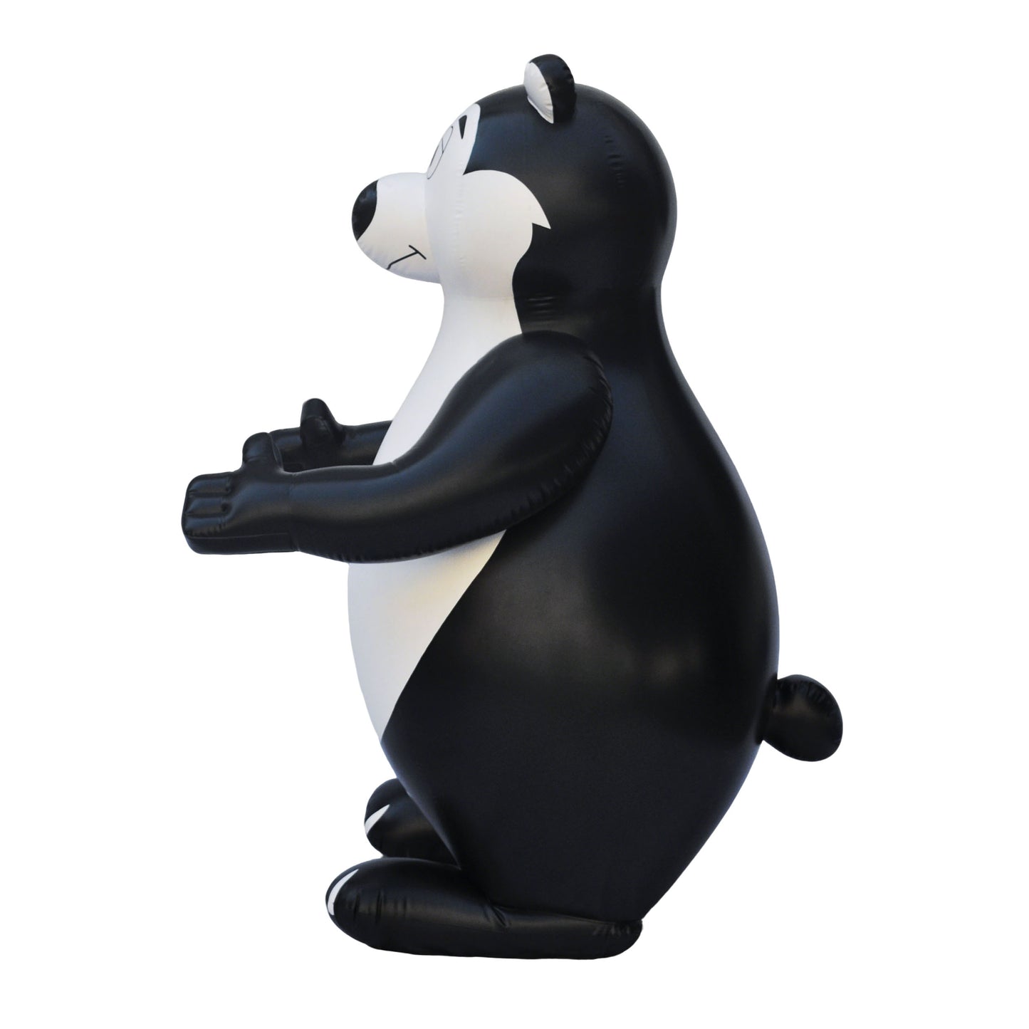 6'H Black & White Bear