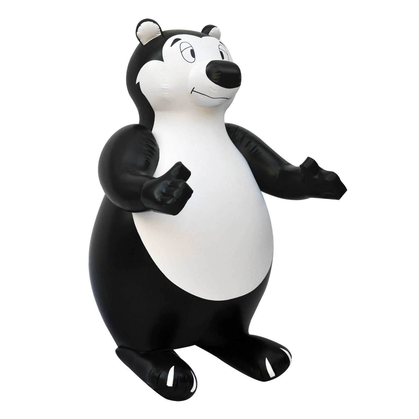 6'H Black & White Bear