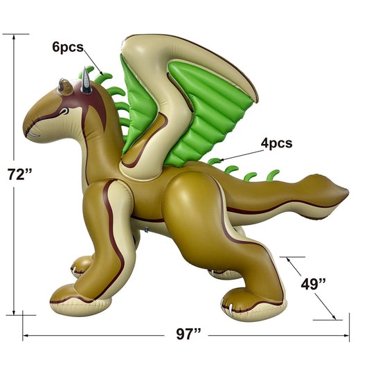 🐉Dragon with Wings - 72inch (183cm) Tall