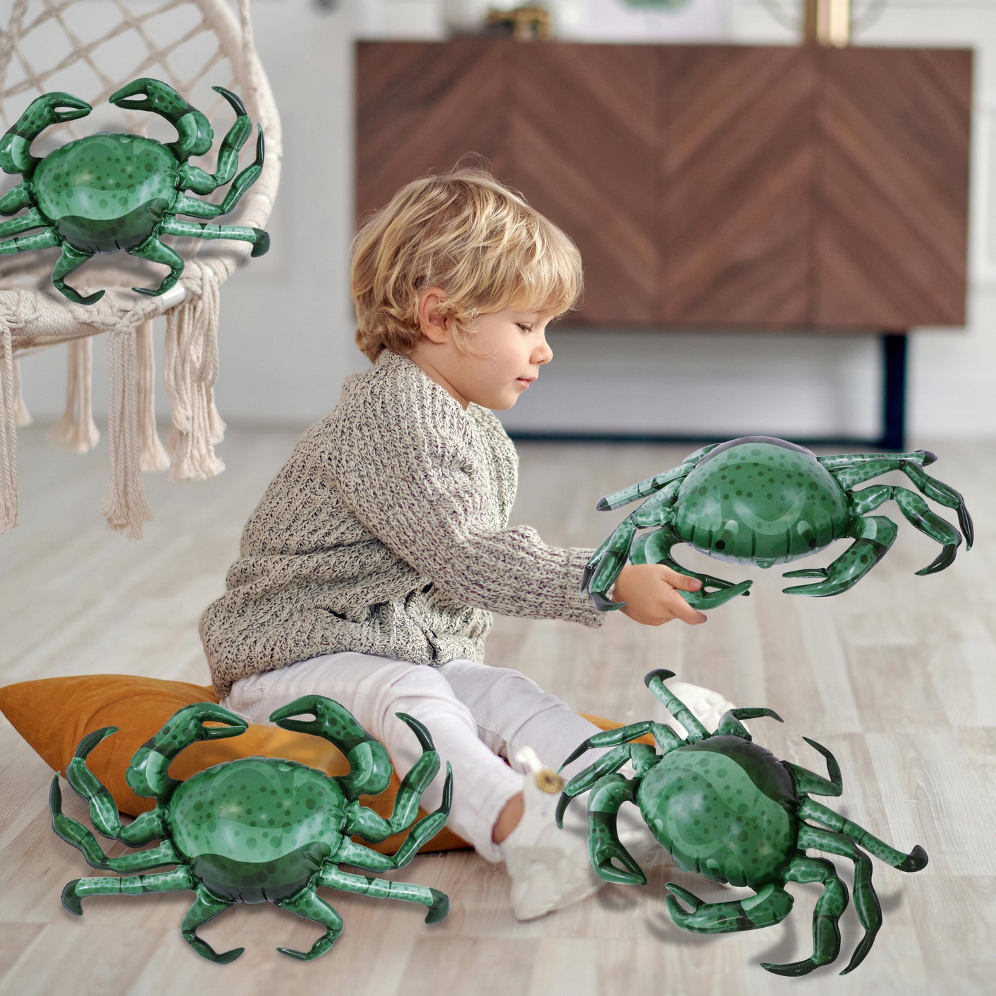 JC-CRAB4 _ 4-pack Crab Bundle - Decor