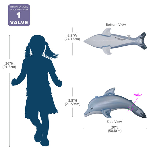 JC-DOL4 _ 4-pack Dolphin Bundle - Measurement