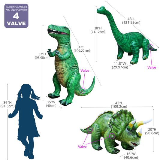 JC-TBT - 3 Dino Bundle - Measurement