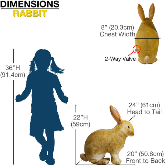 Inflatable Rabbit 30"
