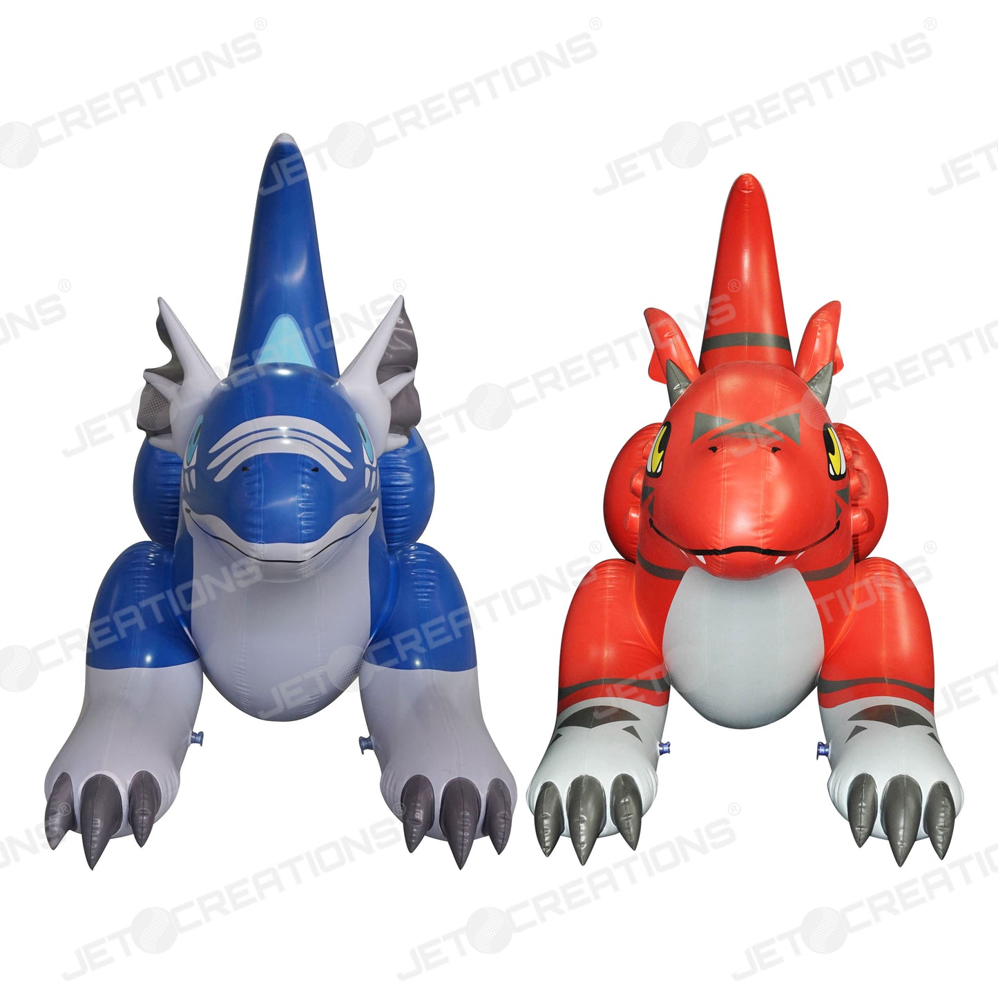 48" Long Red and Blue Dragon Combo <FUCO-DRARB48L>