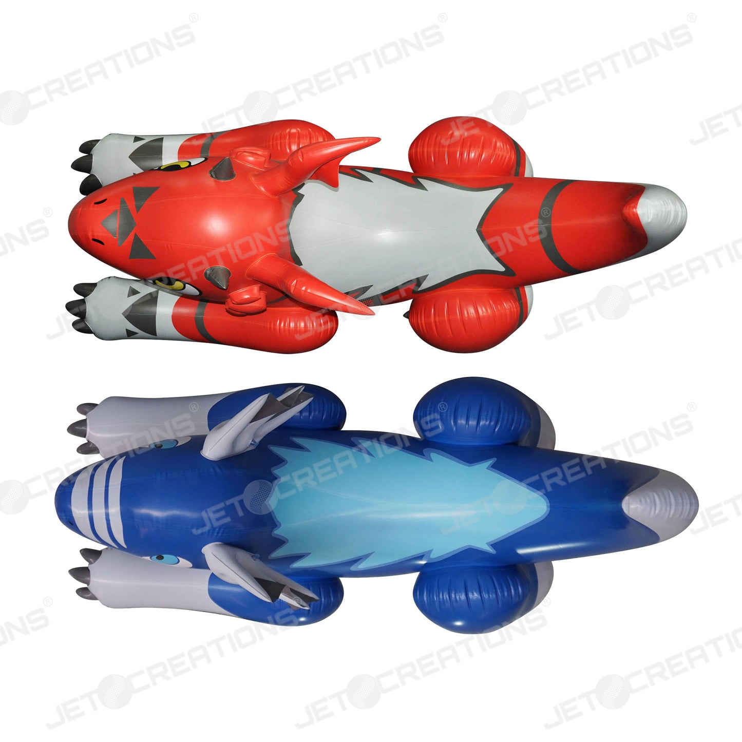48" Long Red and Blue Dragon Combo <FUCO-DRARB48L>