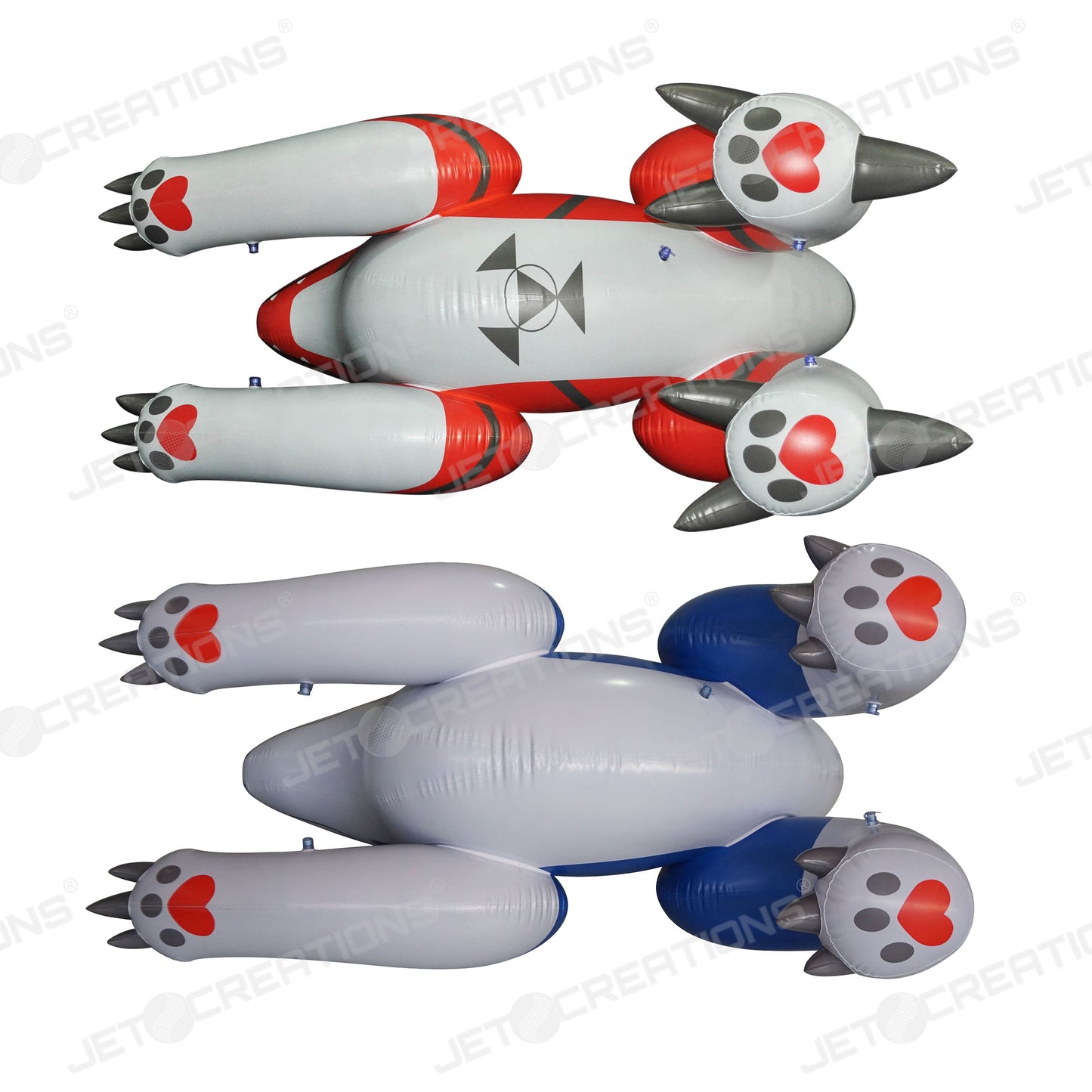 48" Long Red and Blue Dragon Combo <FUCO-DRARB48L>