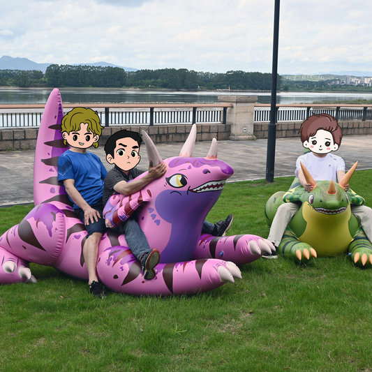 84" Long Triceratops