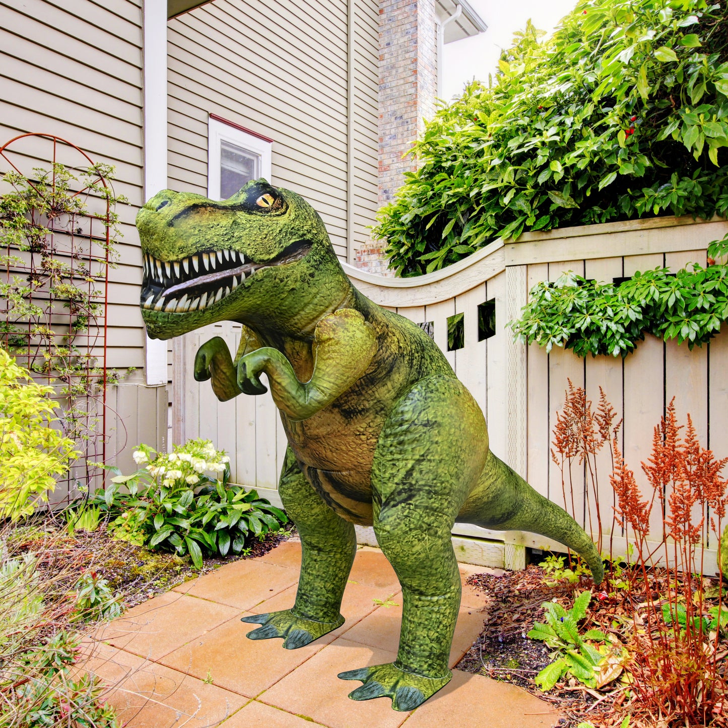 Inflatable Tyrannosaurus rex