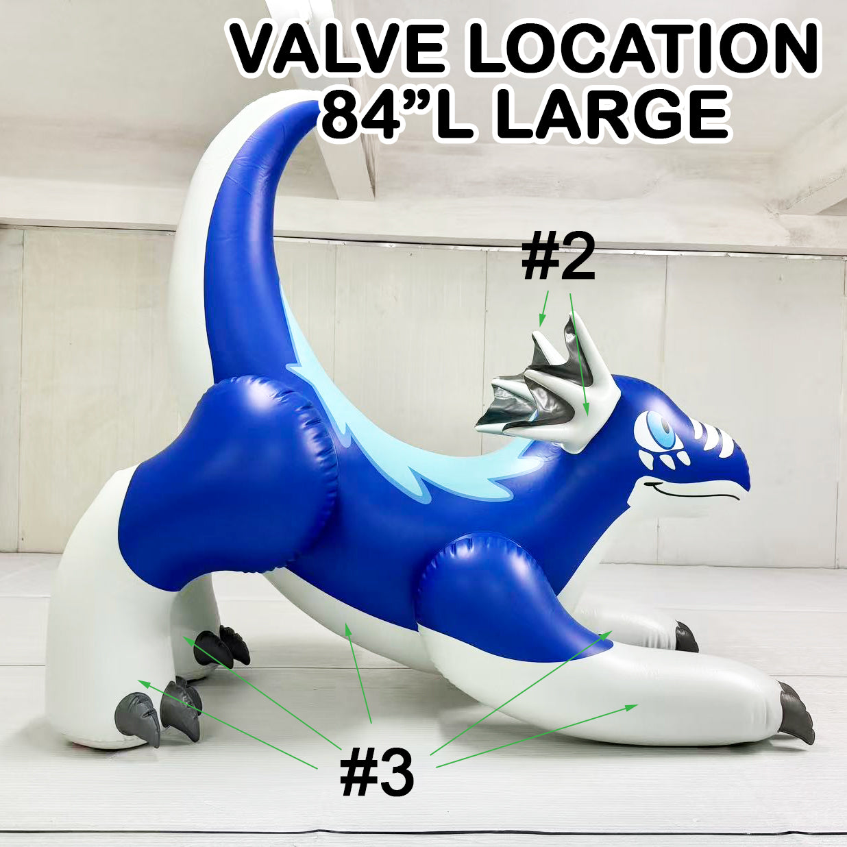84" & 48" Long Blue Dragon Combo