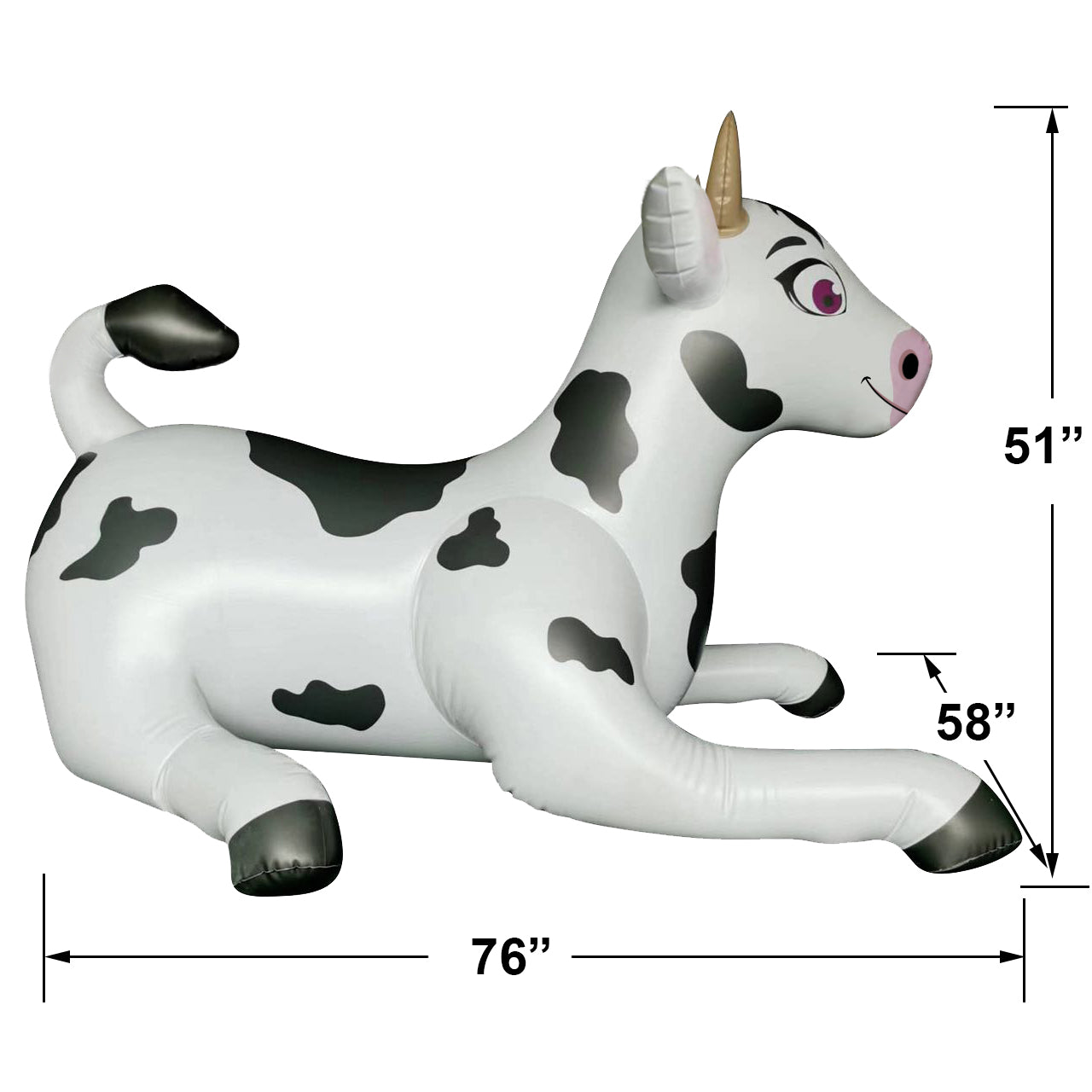 76" Long Cow