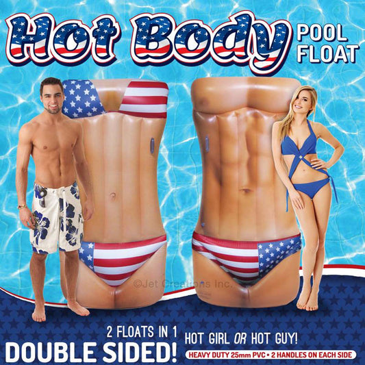 FUN-HOT02 72 inch Man/Woman Hot Body Float (Patriotic Edition) _Model