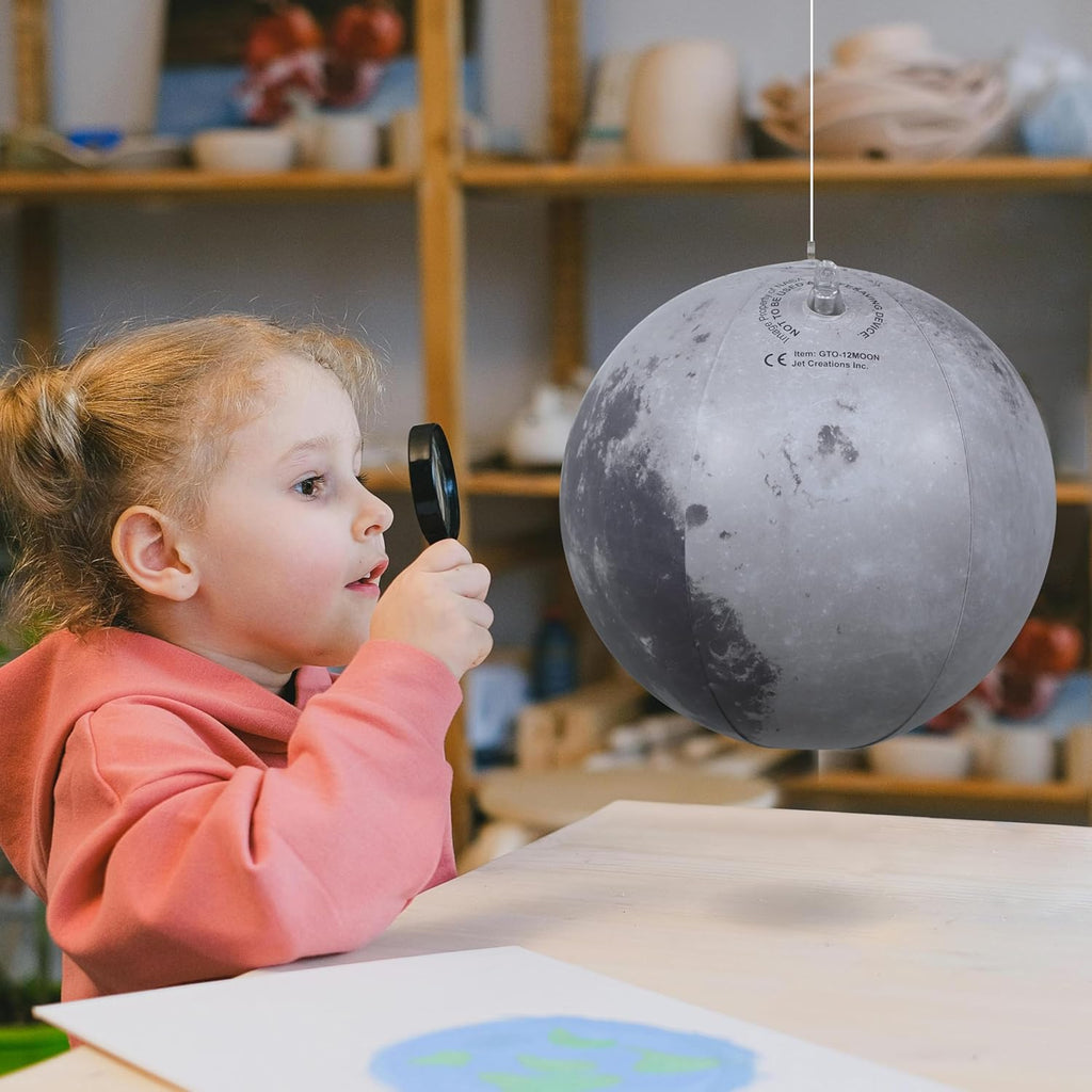 🚀 Earth's Moon Inflatable, 12 inch