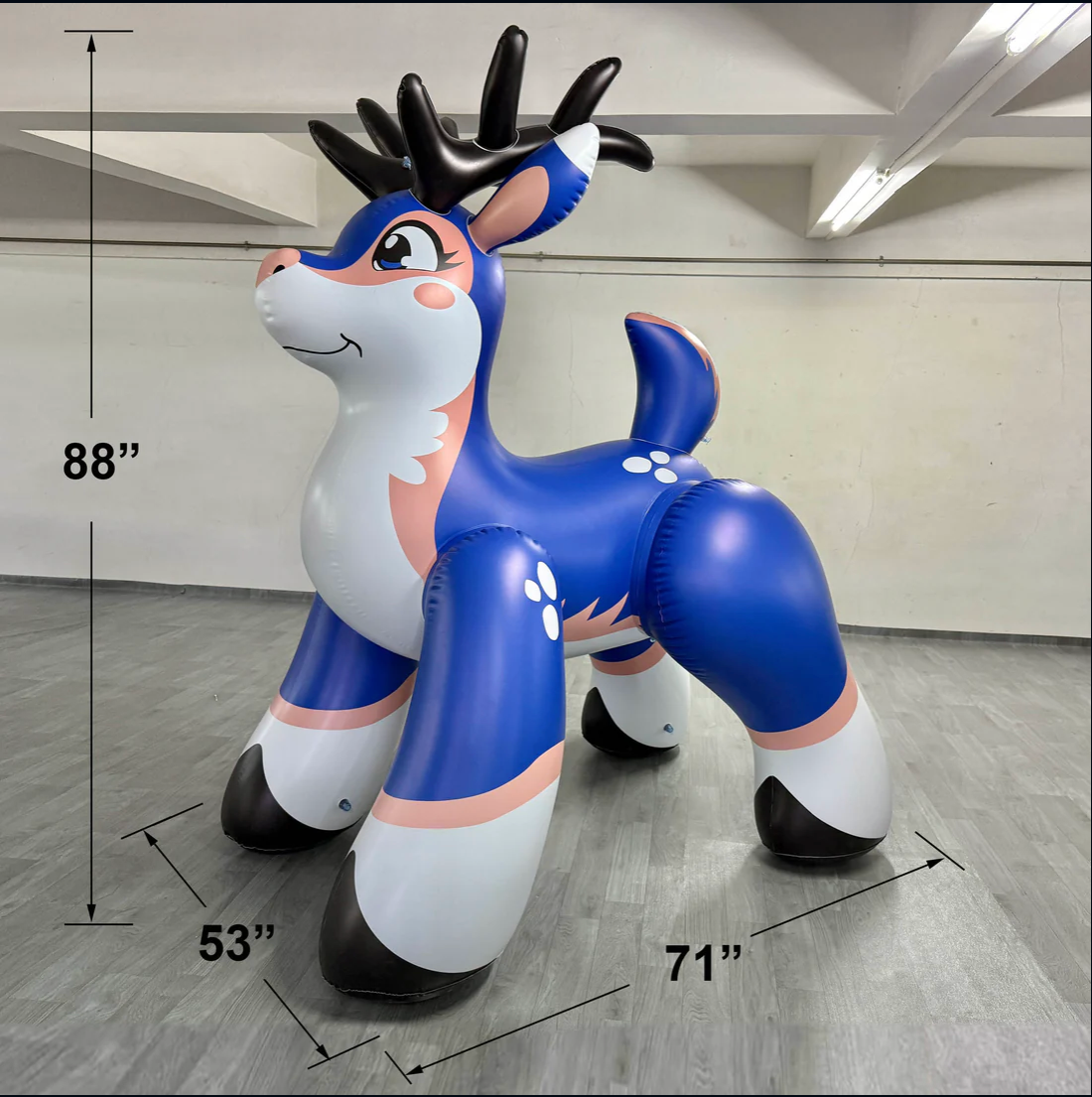 🦌 Blue Astrid Deer & Pink Buckey Deer –  Combo Set (Only 5 Sets Available)