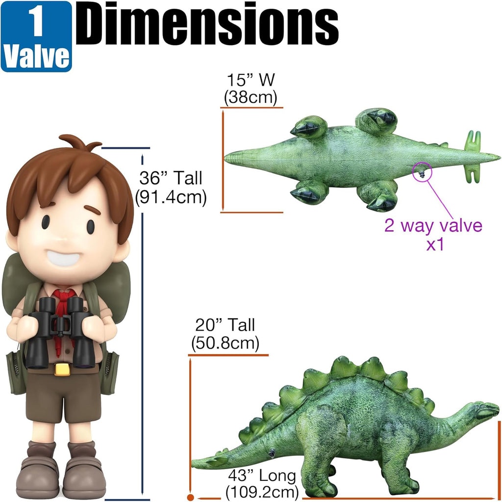 🦕 Inflatable Stegosaurus