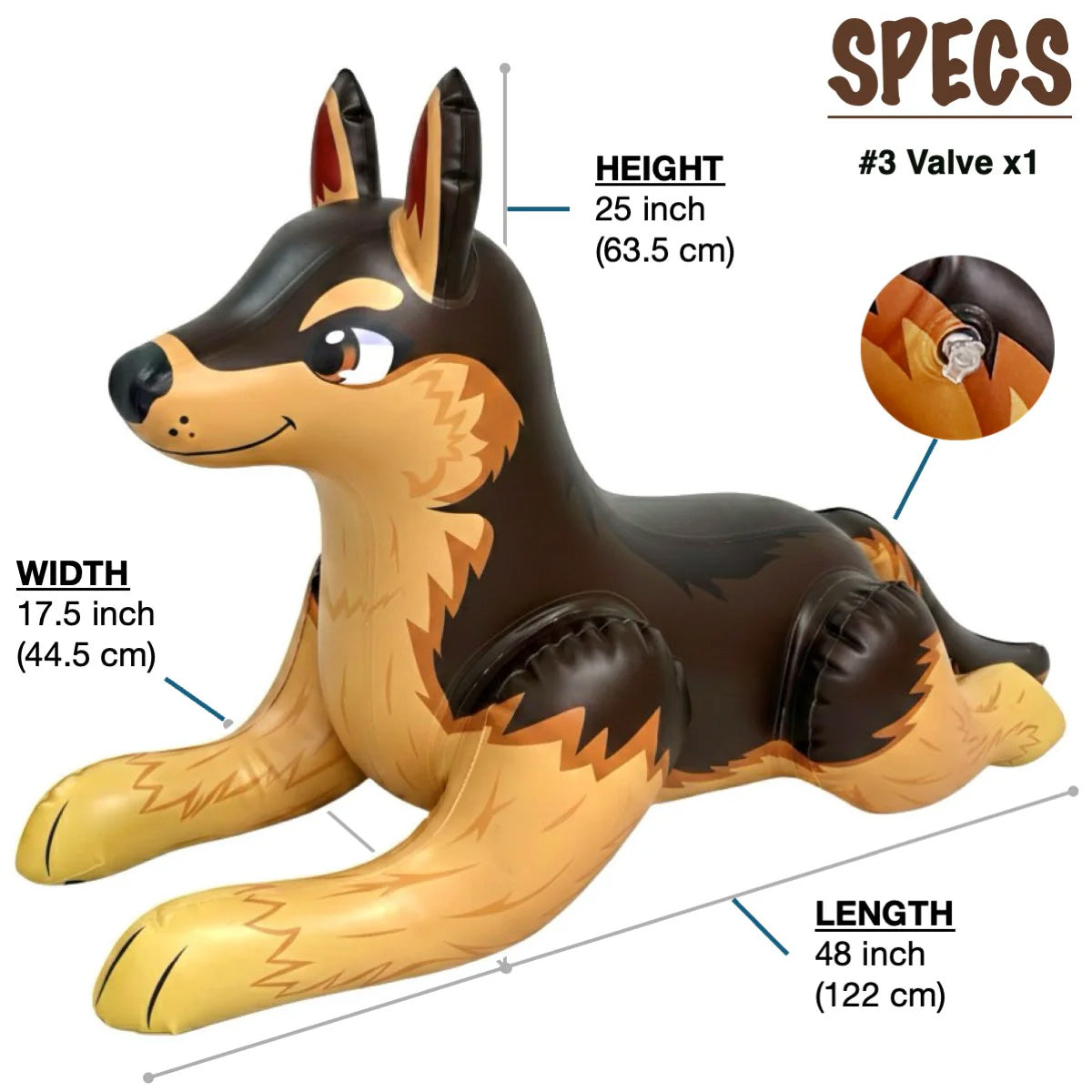 German Shepherd 48" Long *PVC*