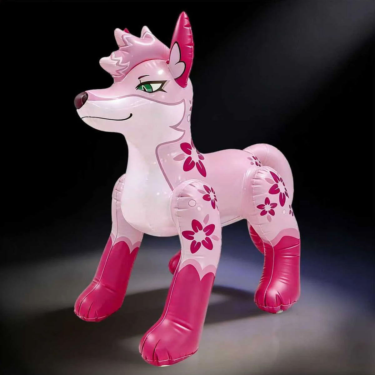 4ft Inflatable Standing Kitsune TPU Version  -Pink (B-Grade)