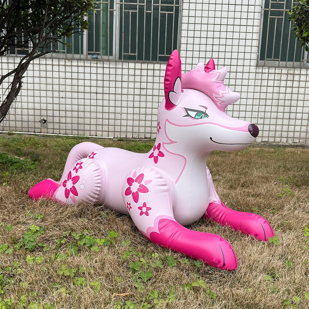 48” Single-Tailed pouncing Kitsune Fox - TPU