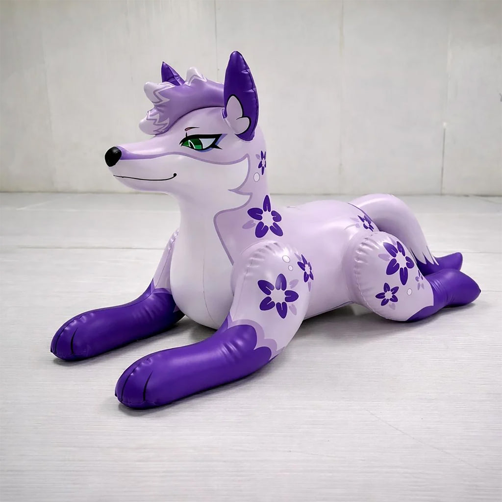 48” Single-Tailed pouncing Kitsune Fox - TPU