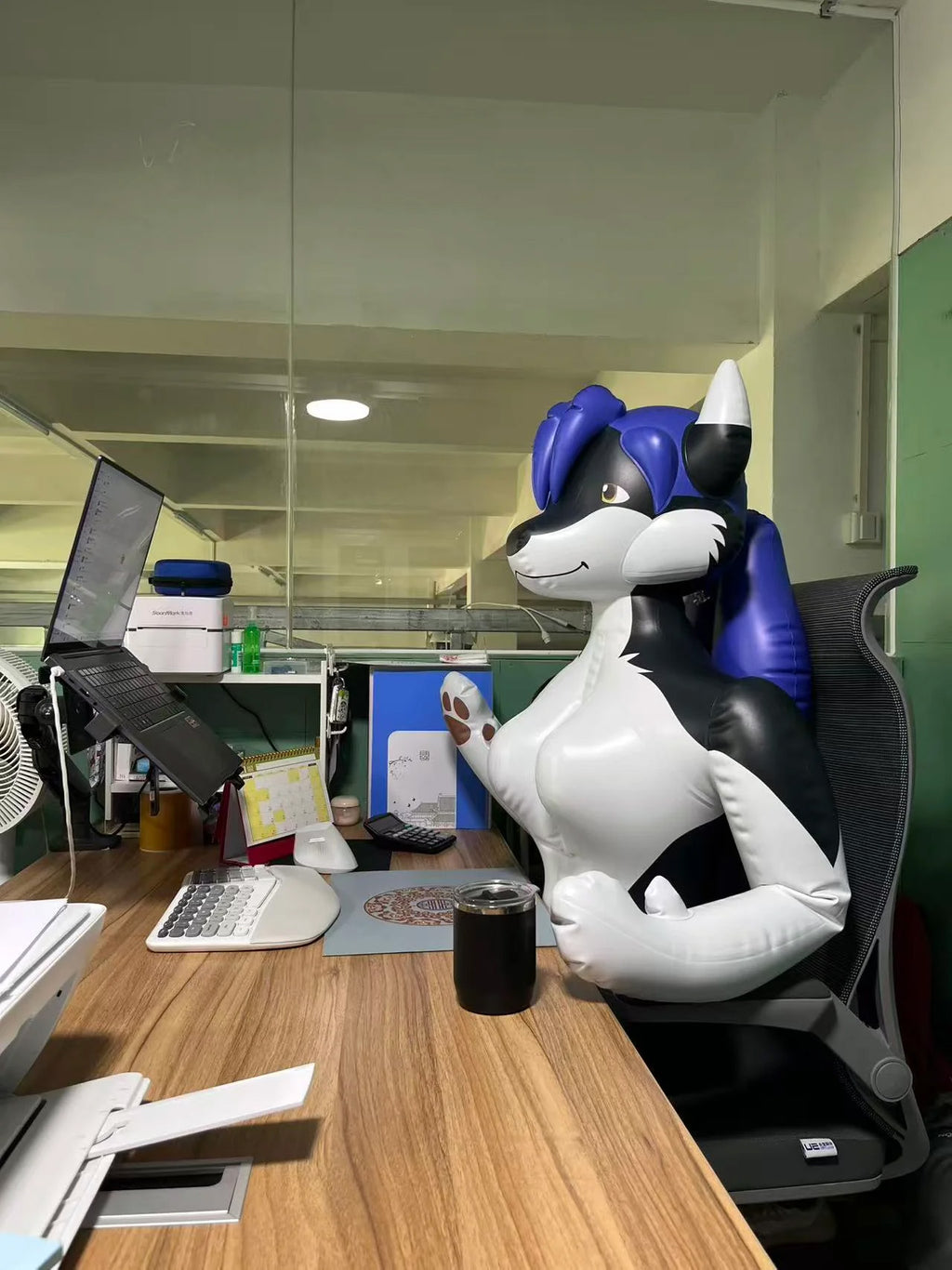 72” Tall Holly the Husky