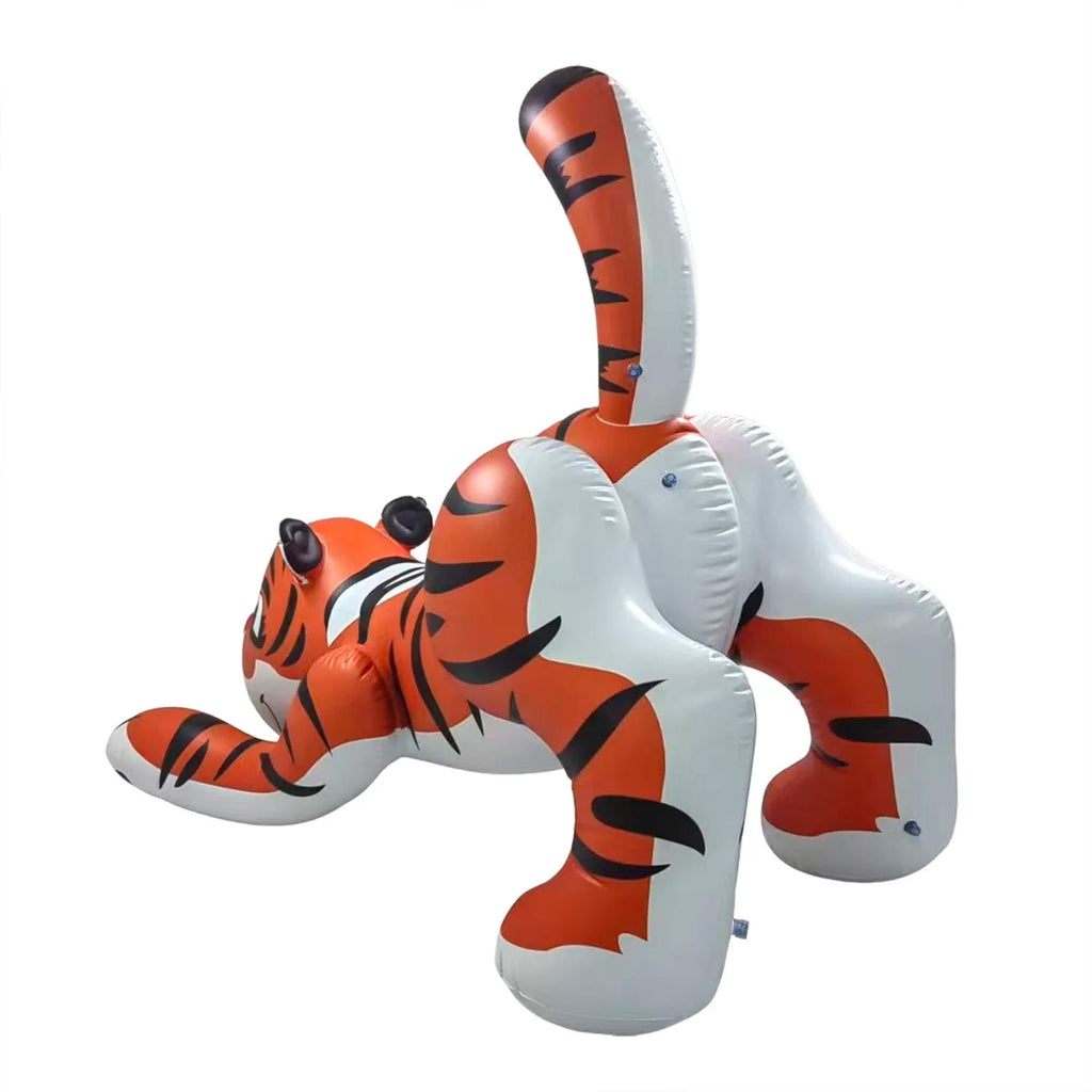 7’ (84”) Inflatable Pouncing Tiger