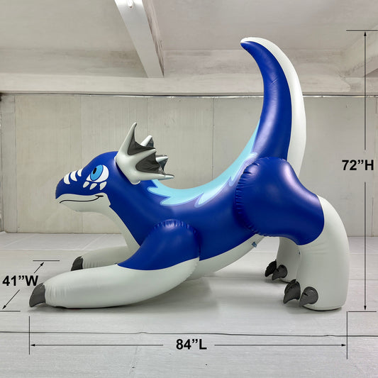 7‘ Long Blue Dragon