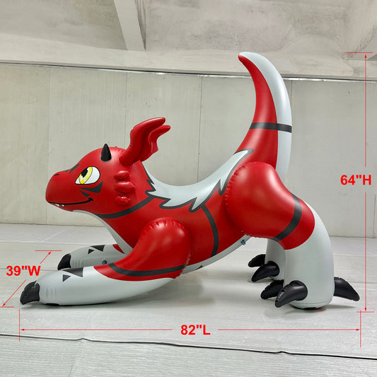 7‘ Long Red Dragon