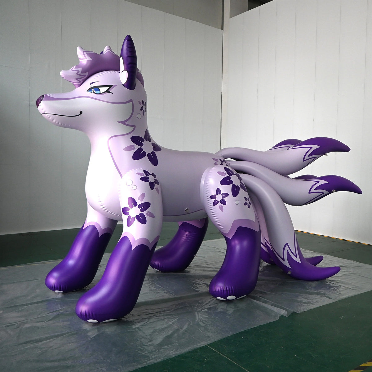 7ft Inflatable Kitsune (Nine Tailed) -Purple (B-Grade) - Only 1 piece left!!!