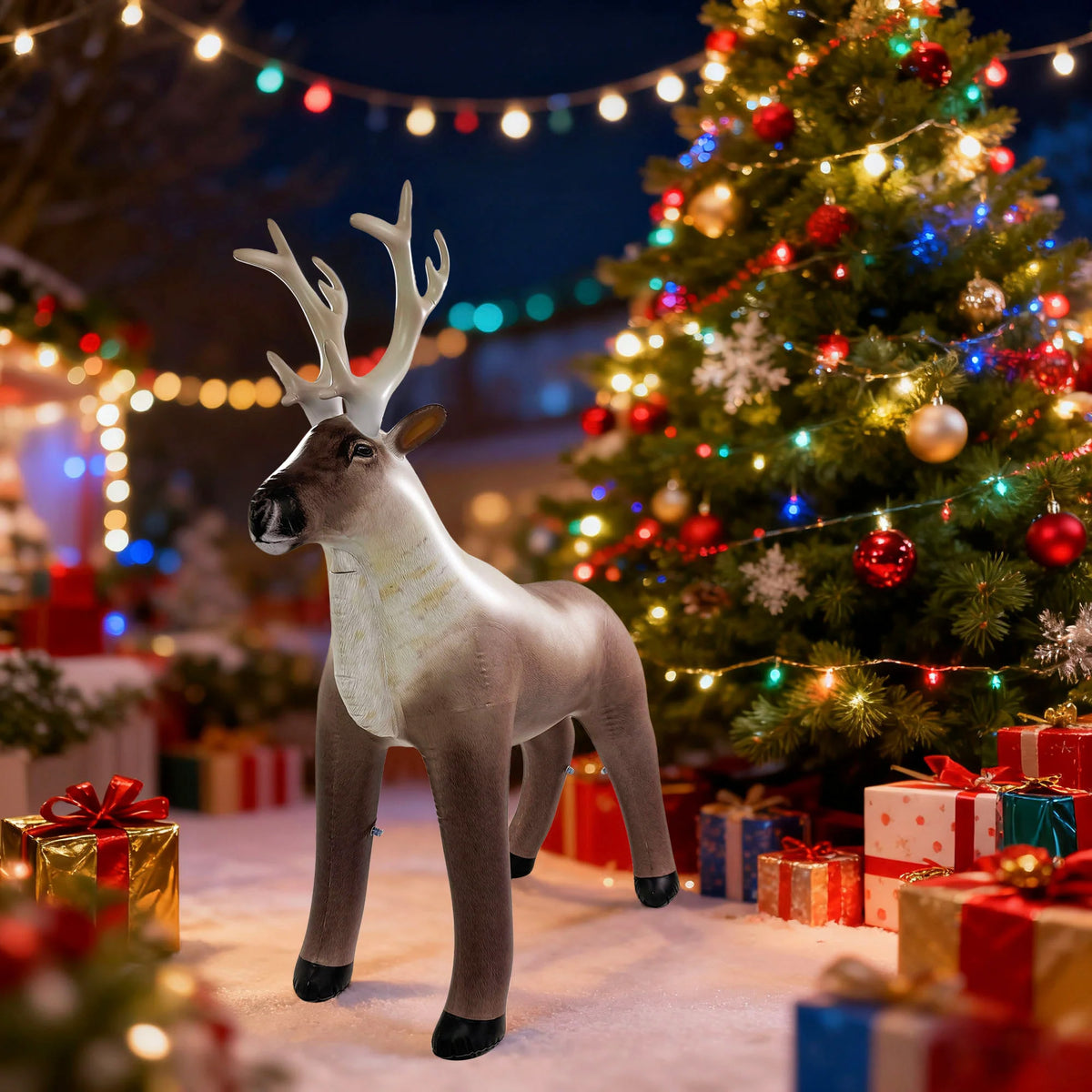 90” H Lifelike Reindeer