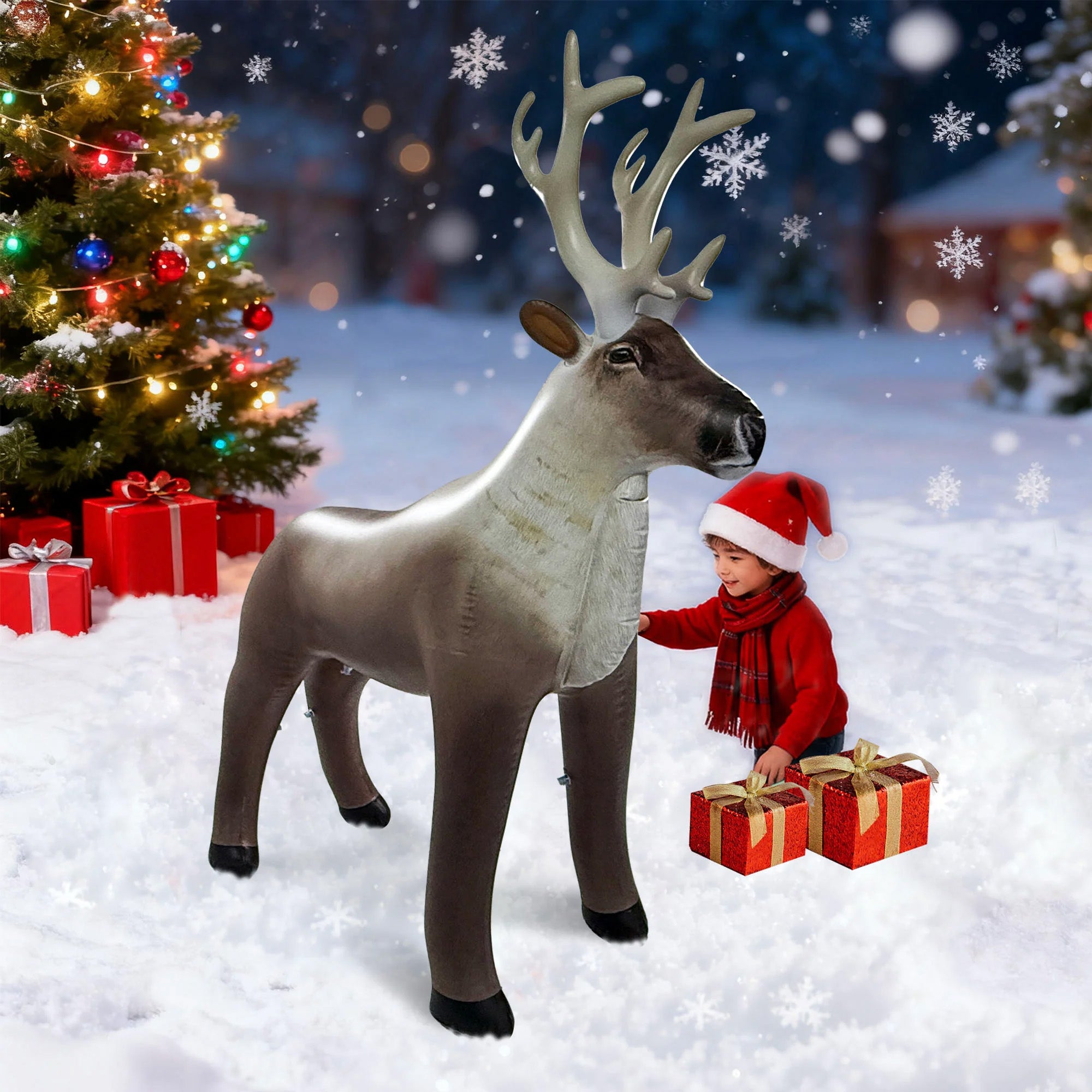 🦌LIFELIKE Reindeer - 90inch Tall