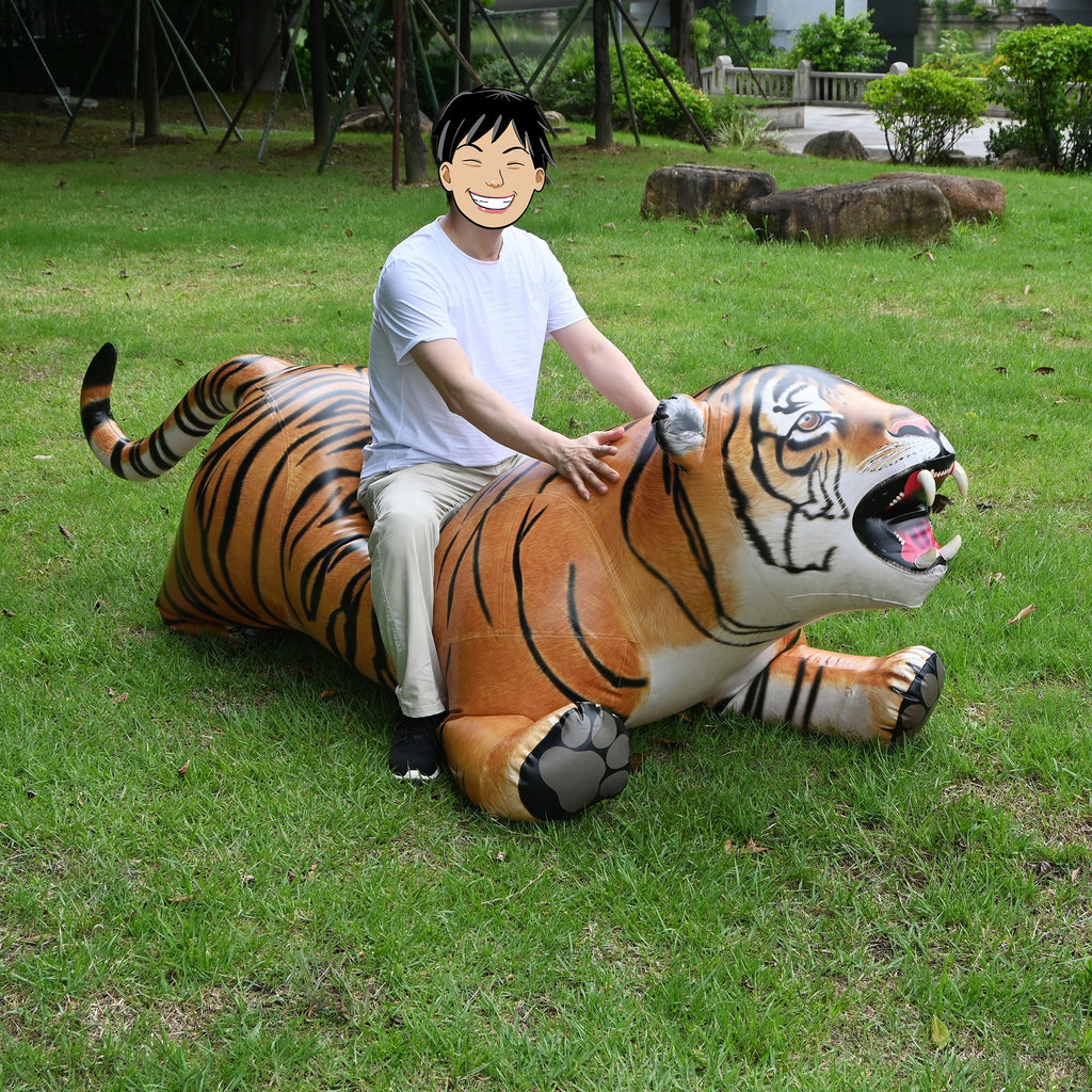 96” L Lifelike Tiger