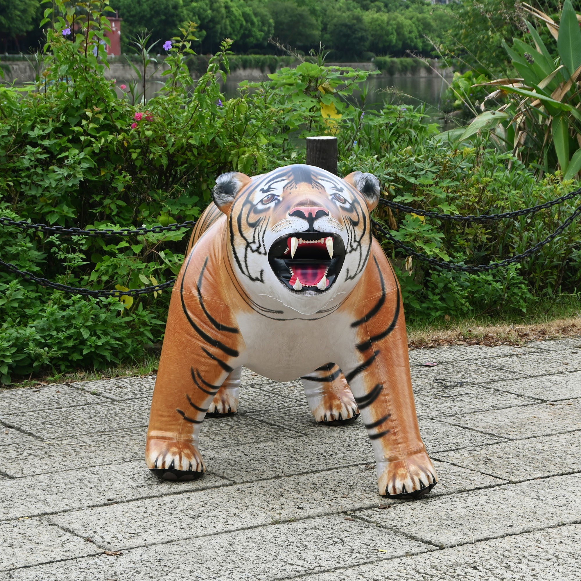 96” L Lifelike Tiger