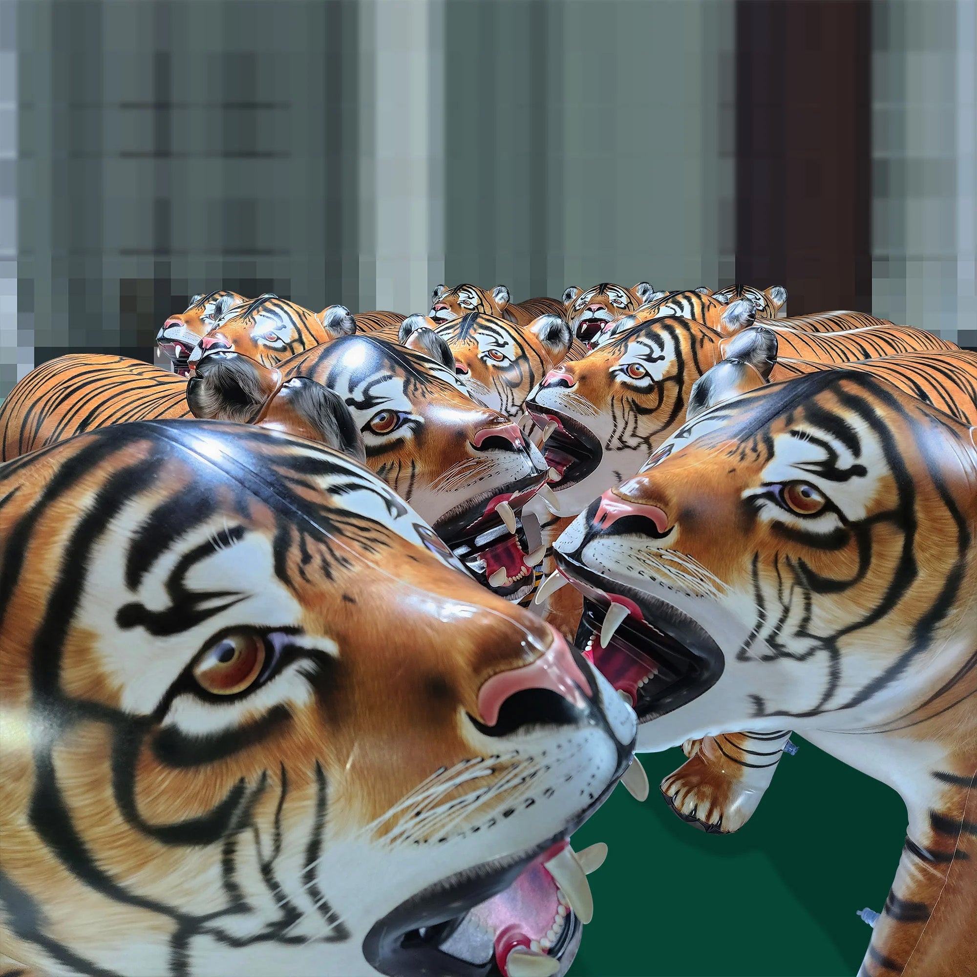 96” L Lifelike Tiger