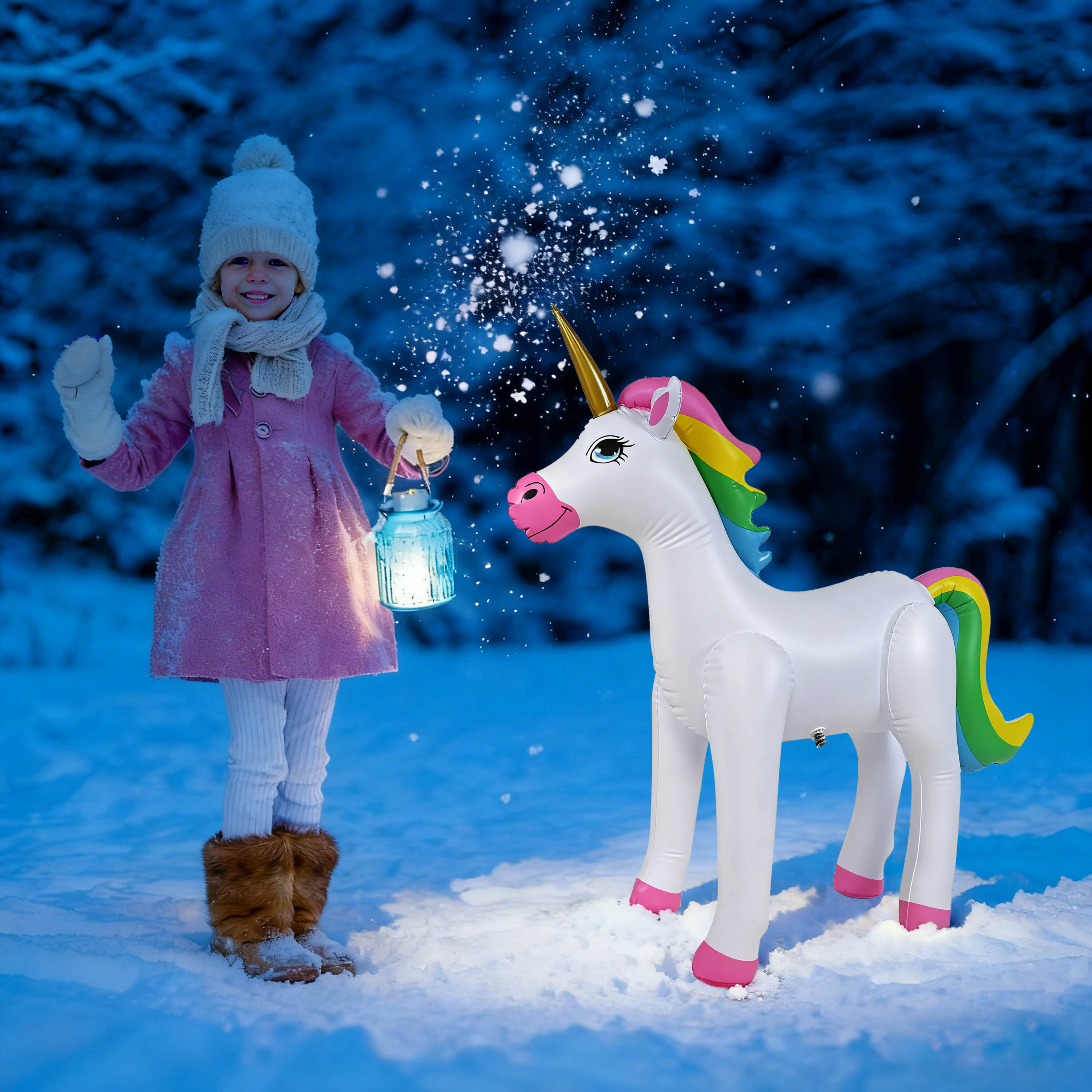 Unicorn : 37" Tall