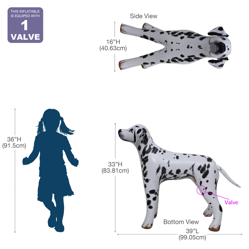 AN-DALM - 39" L Dalmatian - Measurement