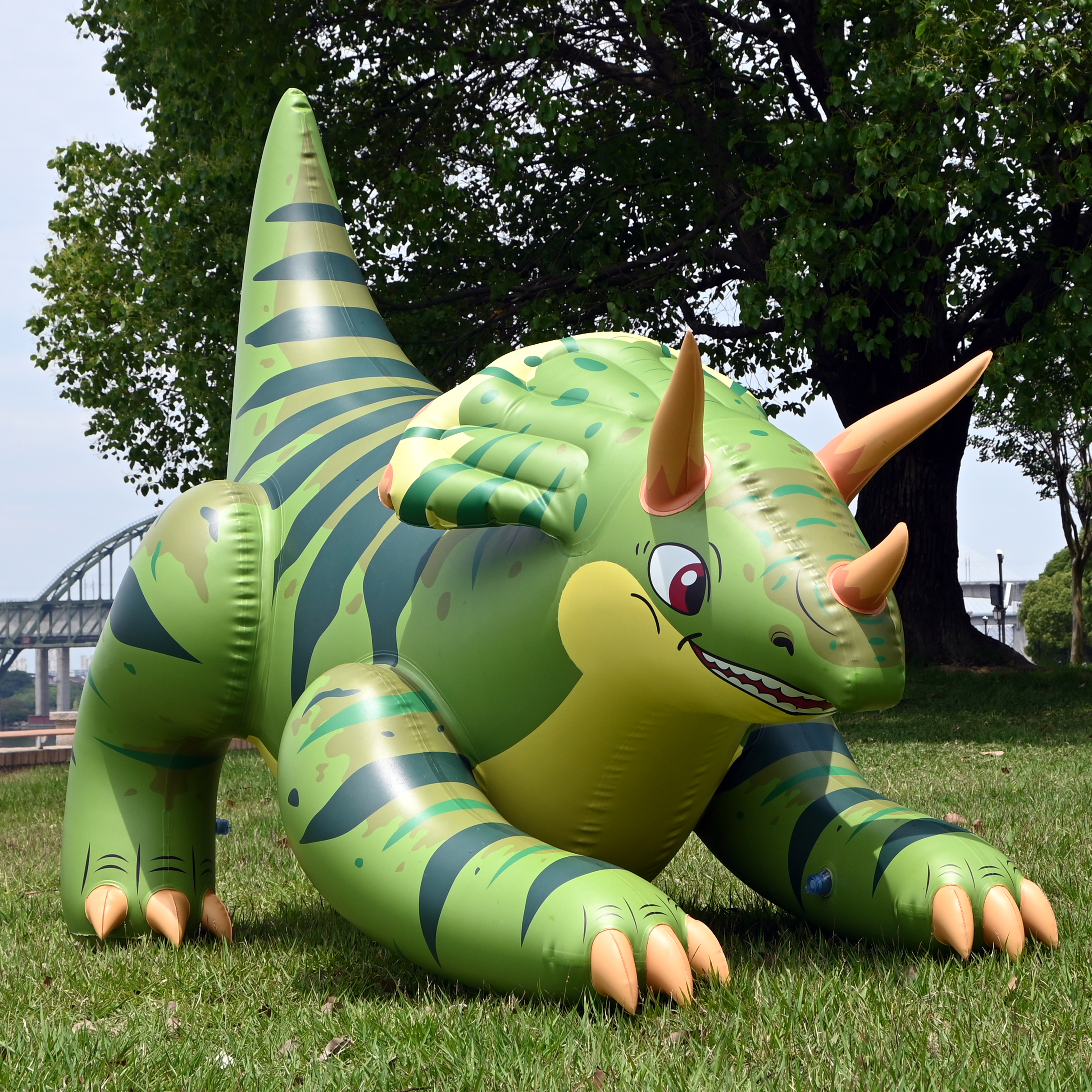 Jet Creations Inflatable Topsy Triceratops