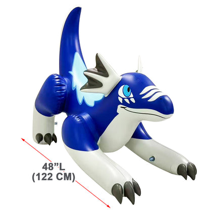 48" Long Mini Blue Dragon