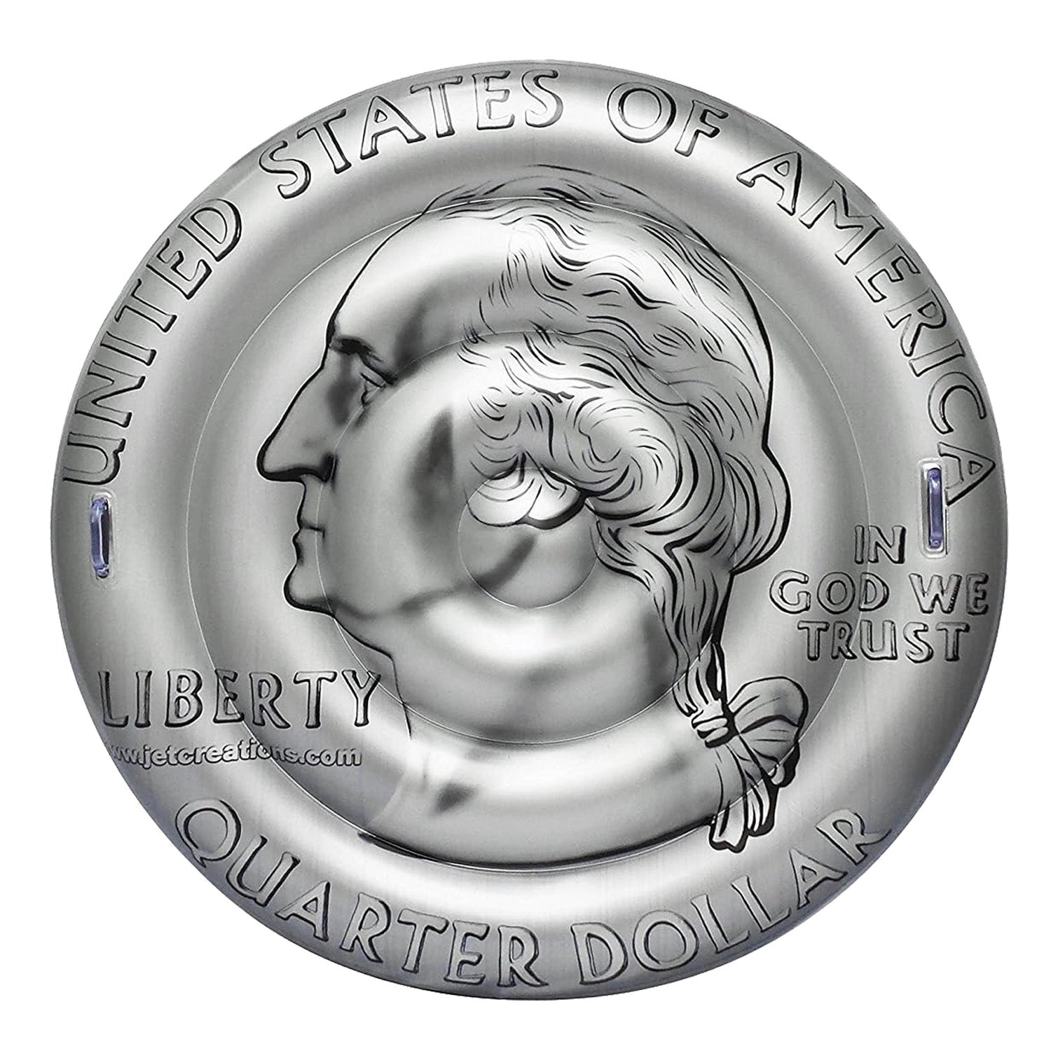 ⛱️ BIG MONEY U.S. Quarter Pool Float - 60 inch [FUN-COIN25]