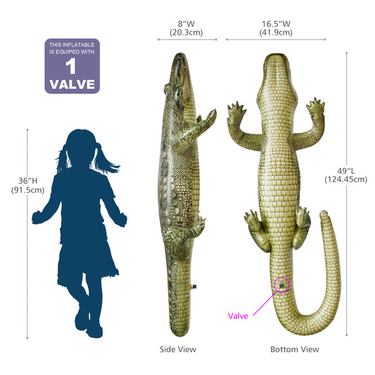 AN-GATOR - 49" L Alligator - Measurement