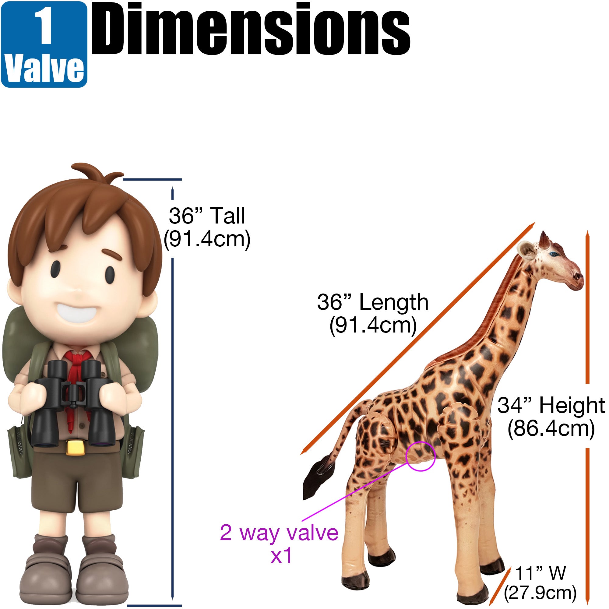 🦒 Inflatable Giraffe🌟