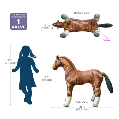 AN-HORSE 38" Horse - Measurement