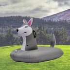 🛷 Aurora Husky Ride-On Float, 38 INCH LONG [FUN-HUSKY38W]