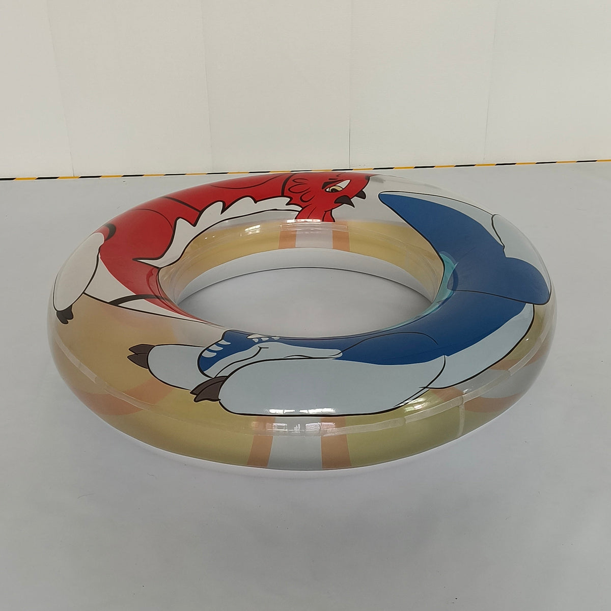 48 INCH Inflatable Deluxe Loop Red and Blue Dragon Pattern