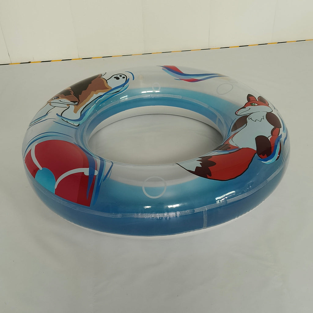 48 INCH Inflatable Deluxe Loop Fox and Wolf Pattern