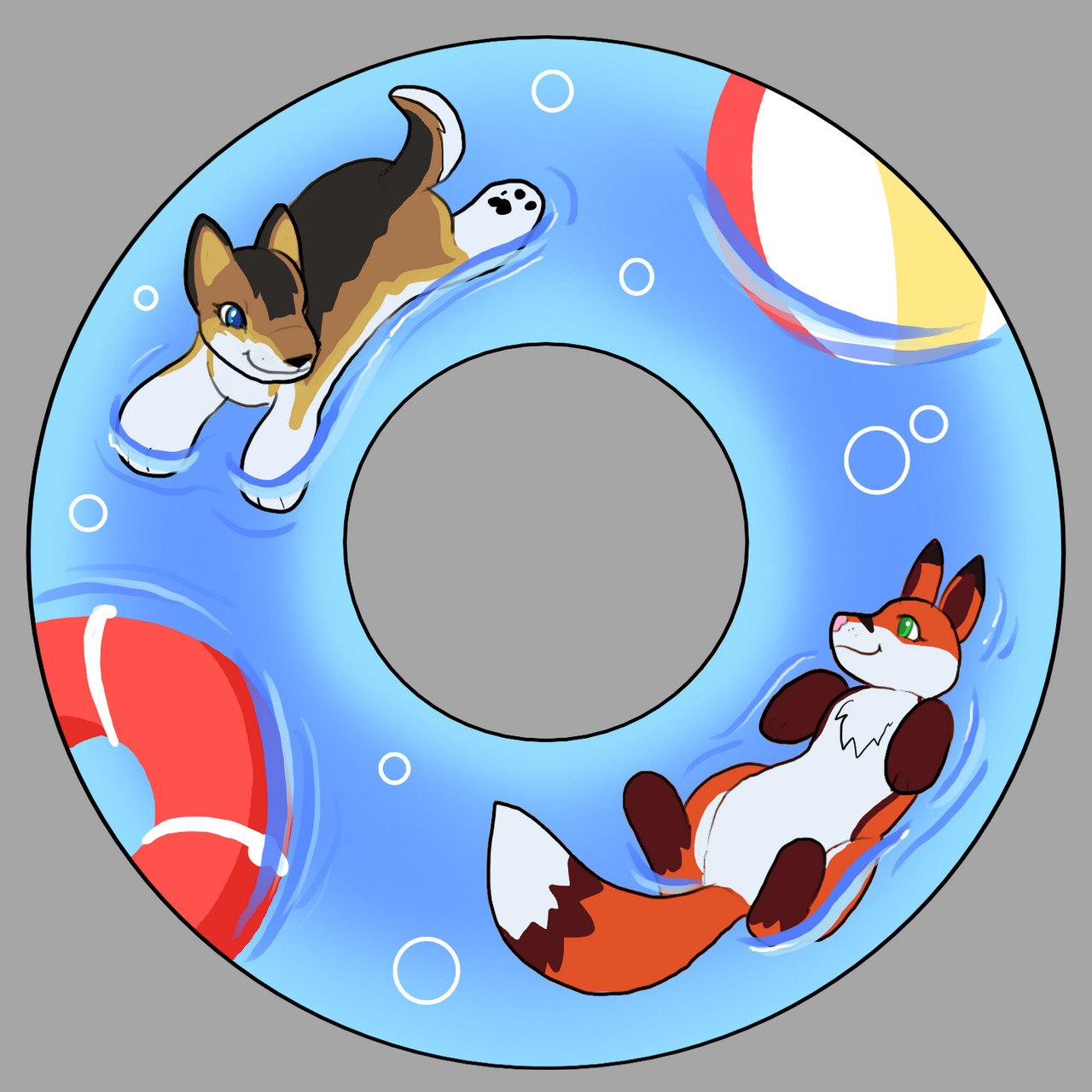 Jet Creations 42” Diameter Clear Transparent PVC Decorative Ring (5 Available Designs)