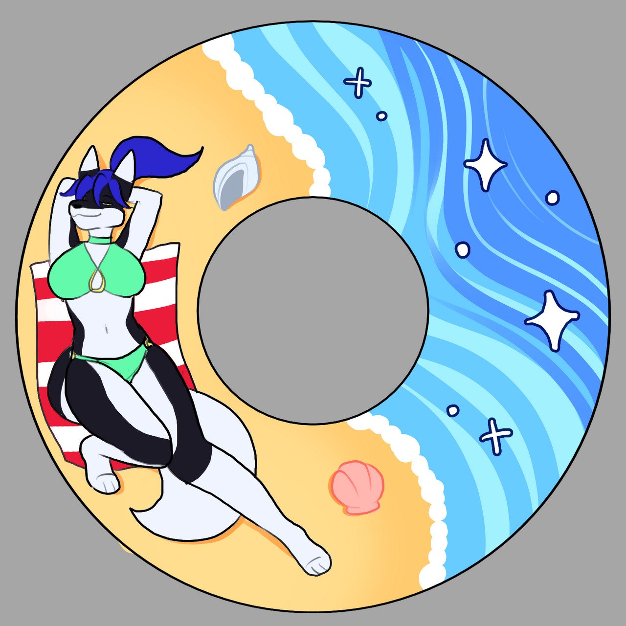 Jet Creations 42” Diameter Clear Transparent PVC Decorative Ring (5 Available Designs)