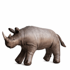 Jet Creations inflatable rhinoceros on a white background