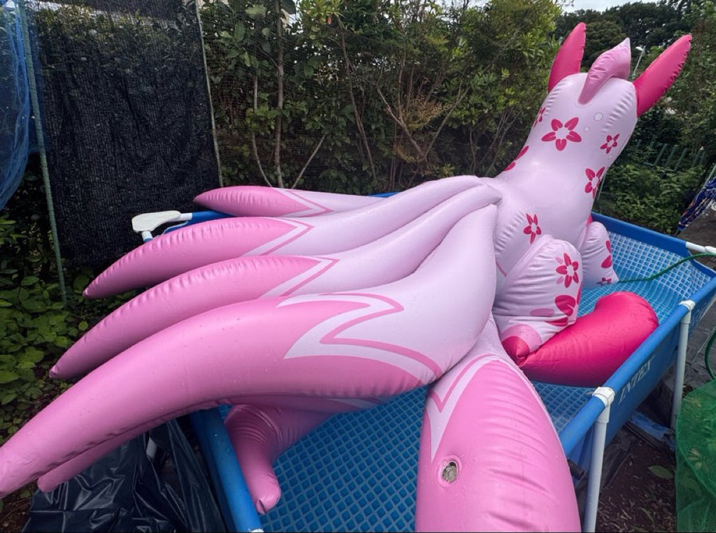 Kitsune Nine-Tailed Fox: 89" Tall Deluxe PVC Trim